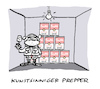Cartoon: Kellerkunst (small) by Bregenwurst tagged prepper,warhol,suppe,keller,apokalypse