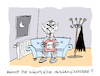 Cartoon: Konservenkost (small) by Bregenwurst tagged pandemie,coronavirus,ausgangssperre,vampir,blutkonserve