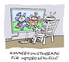 Cartoon: Umkehrung (small) by Bregenwurst tagged konversion,therapie,homosexualität,heterosexualität,teletubbies