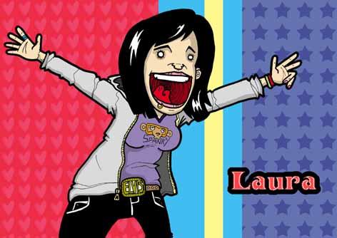 Cartoon: Laura (medium) by GrahamFox tagged spanky