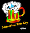 Cartoon: International Beer Day (small) by APPARAO ANUPOJU tagged beer,day
