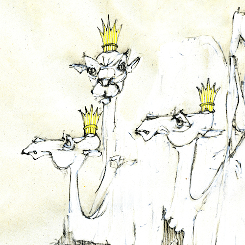 Cartoon: drei Könige (medium) by herranderl tagged weihnachten,weise,könige