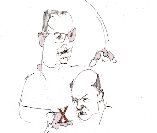 Cartoon: schwarze Null (medium) by herranderl tagged spahn,scholz,konsorten