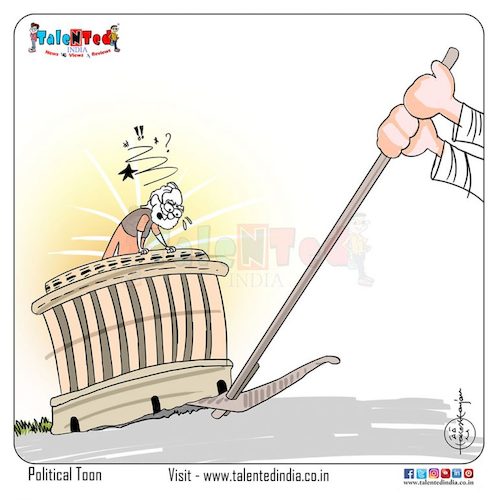 Cartoon: Farmers Hail Delhi ... (medium) by Talented India tagged cartoon,talented,talentedindia,talentednews,talentedview