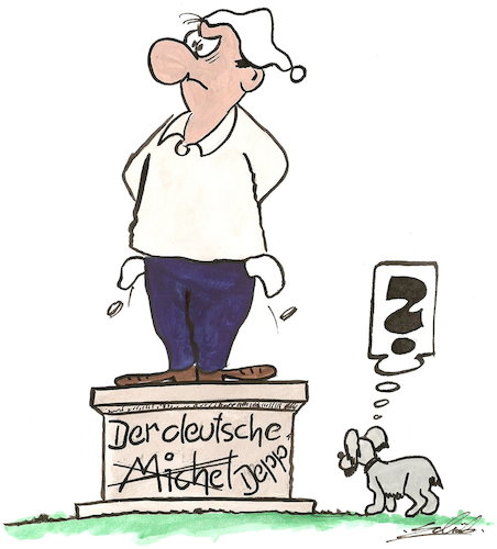 Cartoon: der deutsche Michel (medium) by schöb tagged michel