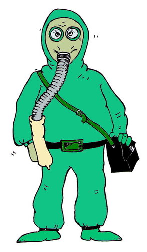 Cartoon: Gas mask (medium) by Barcarole tagged gas,mask,condom