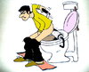 Cartoon: Toilet (small) by Barcarole tagged toilet