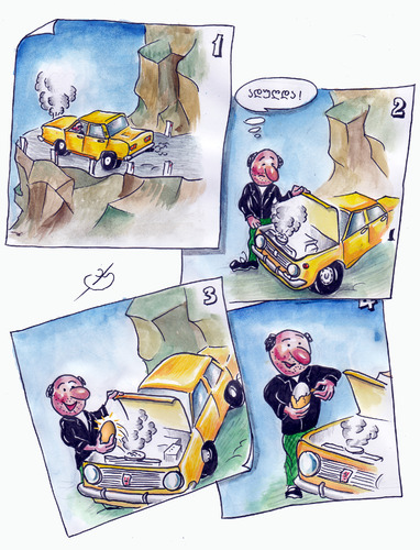 Cartoon: car and egg (medium) by bebetokaspi tagged egg
