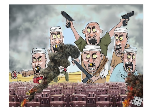Cartoon: 300 ribelli (medium) by Christi tagged libia,turchia,ankara,ribelli,siriani