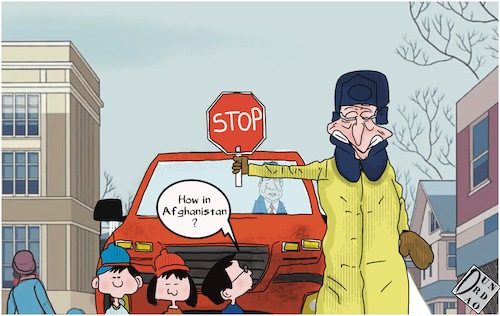 Cartoon: Stop (medium) by Christi tagged biden,usa,cina,taiwan,liberrta