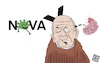 Cartoon: No vax (small) by Christi tagged no,vai,vaccino,pandemia,covid