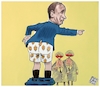 Cartoon: Veleno negli slip (small) by Christi tagged slip,fan,cremlino,putin,navalny