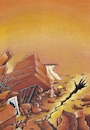 Cartoon: Earthquake (small) by menekse cam tagged earthquake,politician,prevention,problem,debris,removal,crack,hand,aidd