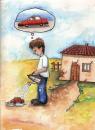 Cartoon: imagine (small) by menekse cam tagged car,imagine,child,poorness