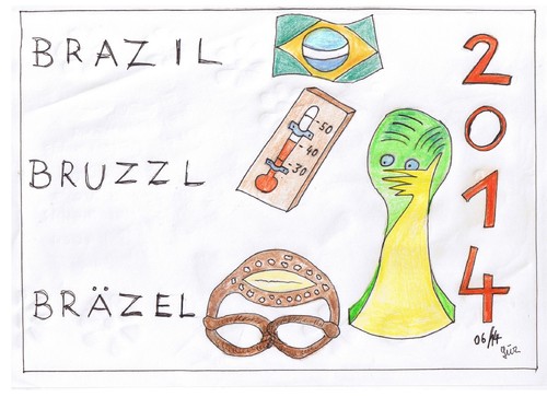 Cartoon: Brazil Weltmeisterschaft 2014 (medium) by skätch-up tagged wm,brazil,weltmeisterschaft,fussball,2014,jogi,löw