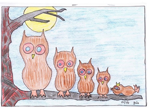 Cartoon: the Night Owls (medium) by skätch-up tagged night,owl,nacht,eule