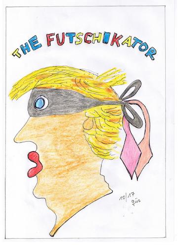 Cartoon: unidentified furious object (medium) by skätch-up tagged an,unidentified,furious,object,the,futschikator,sinister,dumb,foolish,stupid,verdächtig,irrsinnig,laut,brüller,narr,gier,greed,sick,krank