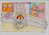 Cartoon: open stage 60 (small) by skätch-up tagged open,stage,60,snow,schnee,telefon,it,umbrella,schirm,katze