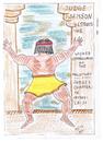 Cartoon: Richter Simson zerstört (small) by skätch-up tagged simson,samson,bibel,altes,testament,richter,philister,feinde,gott