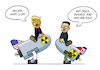 Cartoon: Donald and Kim (small) by Sven Raschke tagged donald,trump,kim,jong,un,war,diplomacy,usa,north,korea