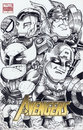 Cartoon: Avengers sketch cover (small) by bennaccartoons tagged marvel,heroes,comicbook