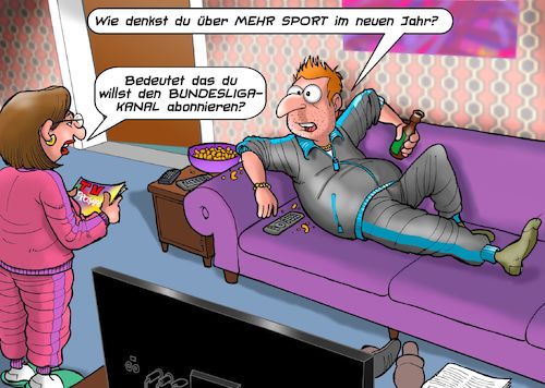 Cartoon: Guter Vorsatz (medium) by Joshua Aaron tagged bundesliga,pay,tv,sport,vorsatz,neues,jahr,2021,bundesliga,pay,tv,sport,vorsatz,neues,jahr,2021