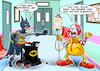 Cartoon: Alter Superheld (small) by Joshua Aaron tagged superheld,batman,ronald,mcdonald,altersheim,kurzsichtigkeit,joker,zuckerkrankheit,insulin,feindschaft,schurke