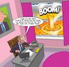 Cartoon: Atompilz (small) by Chris Berger tagged atomexplosion,krieg,reich,arm,bunker,milliardäre,weltuntergang,krise,ungleichheit
