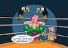 Cartoon: Böses Omen (small) by Joshua Aaron tagged boxen,boxkampf,geier,omen,vorahnung,knockout,boxring