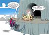 Cartoon: Eremit (small) by Chris Berger tagged eremit,einsiedler,weie,worte,berg,höhle,rat,tipps,ratschlag,suchender,wissender,berge