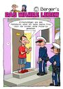 Cartoon: Falscher Alarm (small) by Chris Berger tagged polizei,mann,frau,make,up,alarm