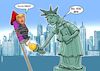 Cartoon: Gefeuert (small) by Joshua Aaron tagged trump,wahl,election,president,präsident,2020,usa,amerika