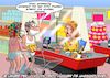 Cartoon: Gemütliches Shopping (small) by Chris Berger tagged lockdown,shopping,lässig,umgangsformen,bequem,gemütlich,pandemie,corona,covid