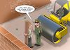Cartoon: Hinrichtung (small) by Chris Berger tagged hinrichtung,erschiessungskommando,munition,strassenwalze