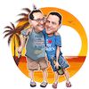 Cartoon: Ibiza (small) by Chris Berger tagged hc,strache,gudenus,ibiza,video