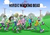 Cartoon: Nordic Walking Dead (small) by Joshua Aaron tagged zombies,walking,dead,fernsehserie,tv,streamen
