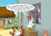 Cartoon: Osterbrauch (small) by Joshua Aaron tagged ostern,ostereier,eierfärben,huhn,hühner,eier,versteck,osterhase
