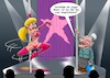 Cartoon: Pole Dance (small) by Chris Berger tagged tabledance,poledance,striplokal,kurzsichtig,altes,weiblein,alte,frau,stripperin,buslinie,strassenbahn