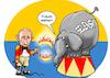 Cartoon: Putin und Selenski (small) by Joshua Aaron tagged putin,selenski,ukraine,russland,krieg