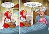 Cartoon: Rotkäppchen (small) by Joshua Aaron tagged grossmutter,rotkäppchen,gebrüder,grimm,märchen,wolf,ohren,tunnel