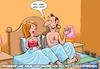 Cartoon: Schizophrener Sex (small) by Chris Berger tagged schizo,schizophren,sex,persönlichkeiten,störung,abwechslung,personen