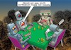 Cartoon: Solarangetrieben (small) by Joshua Aaron tagged roboter,karten,poker,solar,antrieb