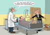 Cartoon: Spezialist (small) by Joshua Aaron tagged krankenhaus,krankheit,totengräber,arzt,spital,hospital