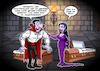 Cartoon: Steroide (small) by Chris Berger tagged vampir,dracula,steroide,bodybuilding,gruft,blutsauger