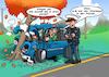 Cartoon: Unfall (small) by Joshua Aaron tagged smartphone,steuer,lenker,fahrer,unfall,crash,whatsapp,polizei,handy