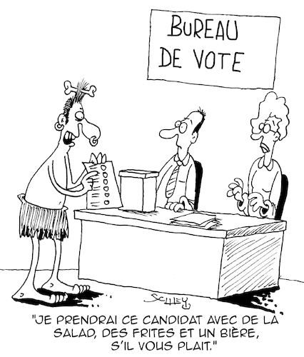 Au bureau de vote