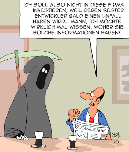 Cartoon: Börsen-Informationen (medium) by Karsten Schley tagged insider,börse,investitionen,aktien,spekulation,informationen,gewinne,wirtschaft,business,insider,börse,investitionen,aktien,spekulation,informationen,gewinne,wirtschaft,business