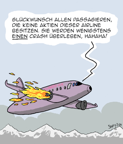 Cartoon: Crash (medium) by Karsten Schley tagged aktien,aktienkurse,börse,aktiencrash,spekulation,investoren,anleger,flugzeuge,reisen,unfälle,flugzeugabstürze,medien,wirtschaft,gesellschaft,aktien,aktienkurse,börse,aktiencrash,spekulation,investoren,anleger,flugzeuge,reisen,unfälle,flugzeugabstürze,medien,wirtschaft,gesellschaft