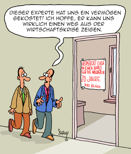 Cartoon: Ein Vermögen (medium) by Karsten Schley tagged experten,finanzkrise,rezession,wirtschaft,niedergang,abschwung,pleiten,gesellschaft,politikversagen,politik,experten,finanzkrise,rezession,wirtschaft,niedergang,abschwung,pleiten,gesellschaft,politikversagen,politik