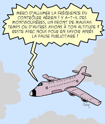 Cartoon: Fort Trafic (medium) by Karsten Schley tagged transport,aerien,avions,voyages,securite,publicite,tourisme,transport,aerien,avions,voyages,securite,publicite,tourisme